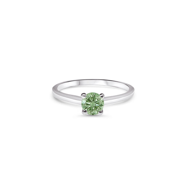 The V-Shape L Green 0.50 carats - or blanc 18k