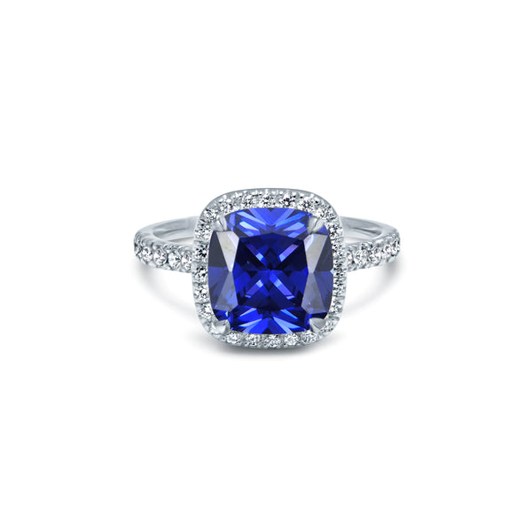 The Fancy Blue Superellipse 3.00 carats - or blanc 18k