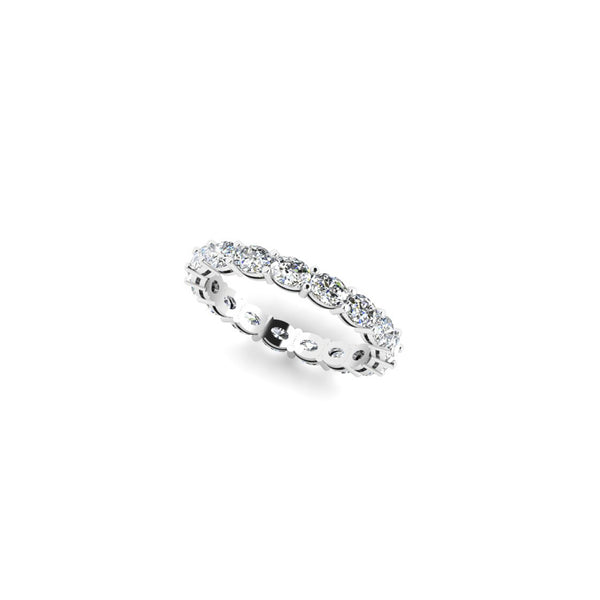 The Frozen Oval Moon  - or blanc 18k