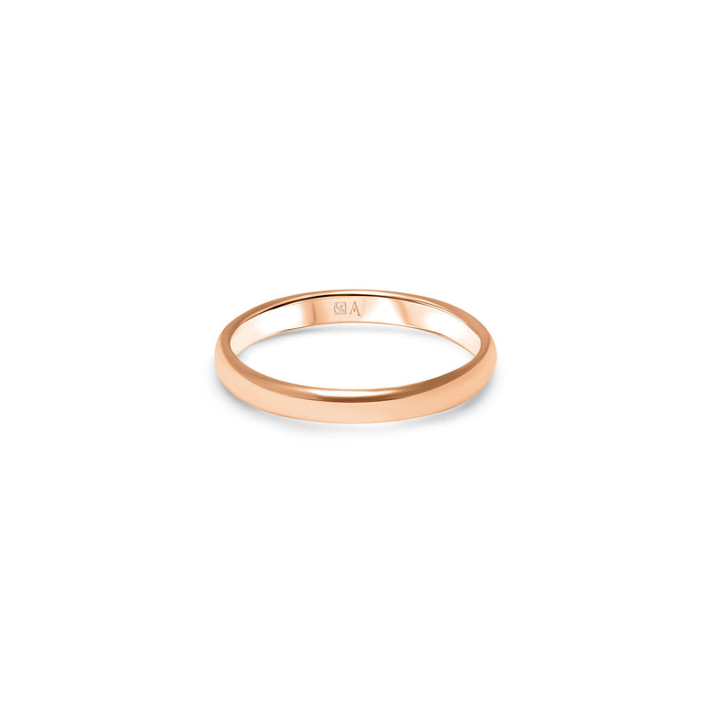 The Curvy 3.0 mm - Rotgold 18 K