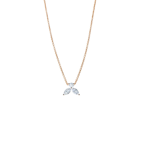 Collier The Little Bee XS - or rouge 18k
