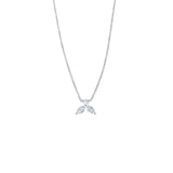 Necklace Solitaire Little Bee Petit - White Gold 18k