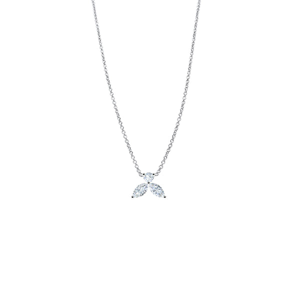 Collier The Little Bee XS - or blanc 18k