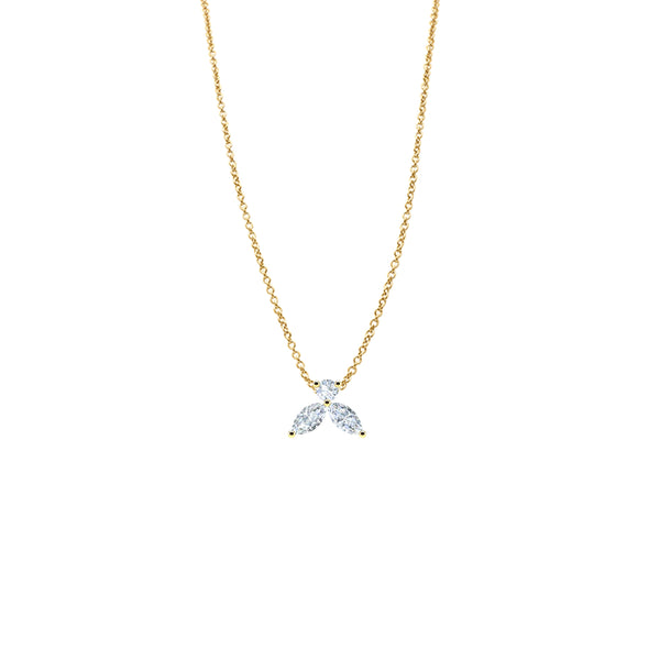 Collier The Little Bee XS - or jaune 18k