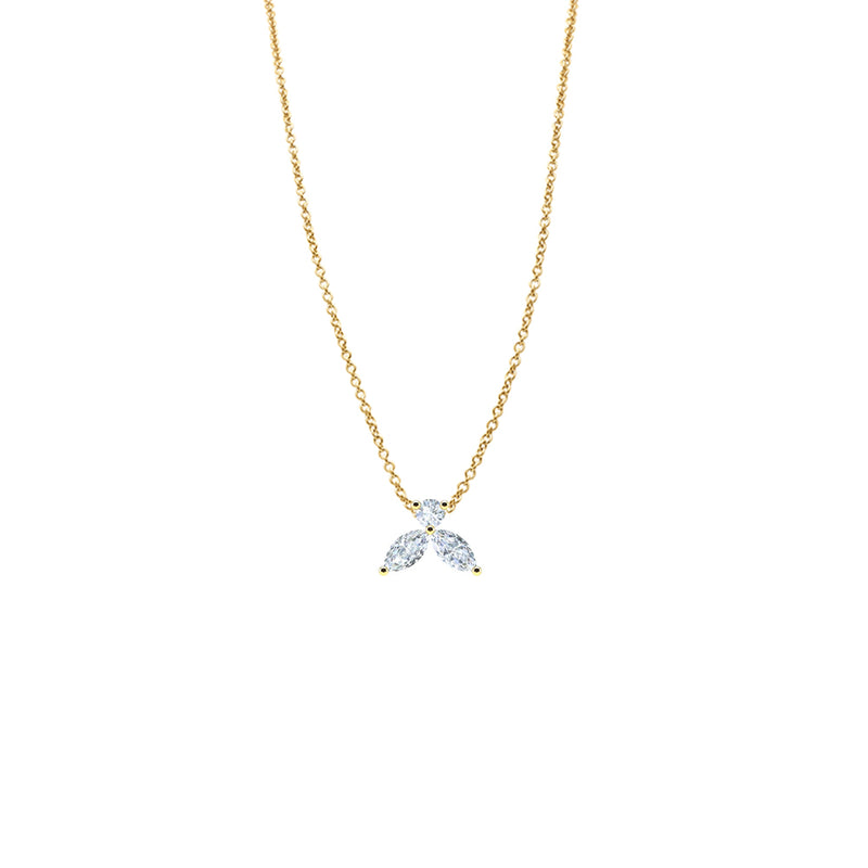 Collier The Little Bee XS - or jaune 18k