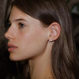 Boucles d'oreilles Little Bee 0.50 carats - or blanc 18k