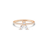 The Fancy Little Bee  0.39 carats - Red Gold 18k