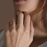 The Curvy 4.0 mm - or rouge 18k