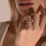 The Cuadra Shape Petite - White Gold 18k