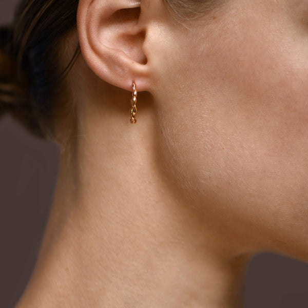 Earrings Tresa Drops - Red Gold 18k
