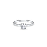 The V-Shape L 0.50 carats - White Gold 18k