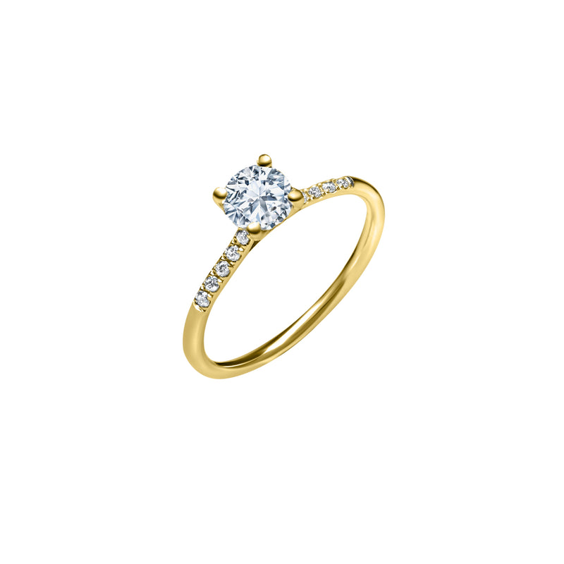 The Fancy V-shape L 0.50 carats - Yellow Gold 18k