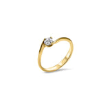 Twist and Shout 0.20 carats - Yellow Gold 18k