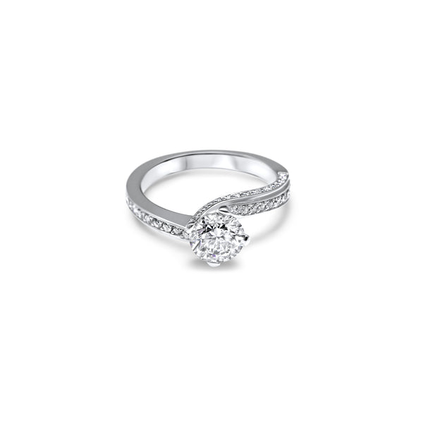 The Great Twist 1.30 carats - White Gold 18k