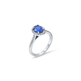 The Blue Temple 0.75 carats - platine 950