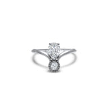 The Oriental Queen 0.75 carats - White Gold 18k