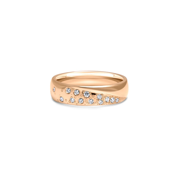 The Fancy Constellation of Shooting Stars - Red Gold 18k