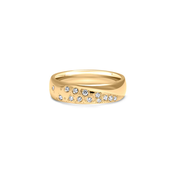 The Fancy Constellation of Shooting Stars - Gelbgold 18 K