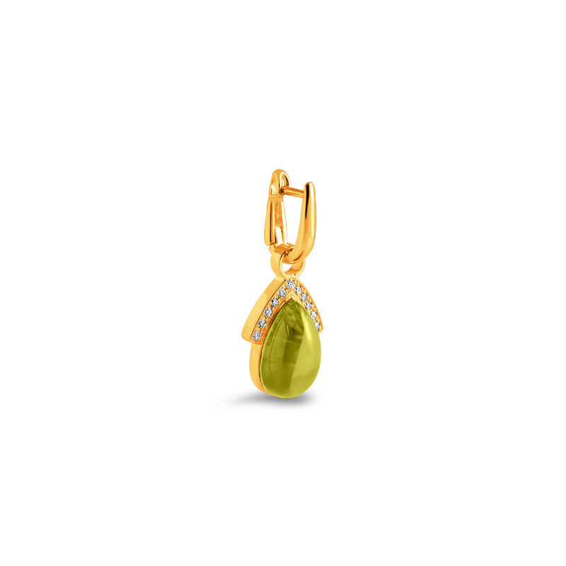Earrings Olive A - Yellow Gold 18k
