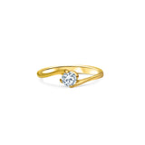 Twist and Shout 0.20 carats - Yellow Gold 18k